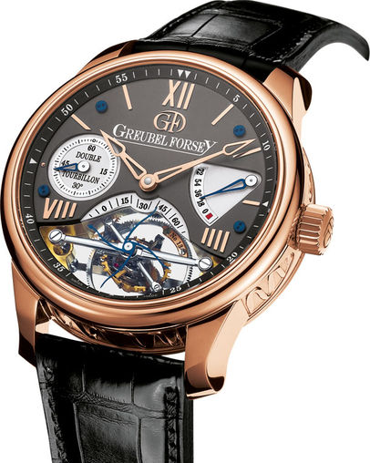 Review Greubel Forsey Double Tourbillon 30 ° Double Tourbillon Vision RG Black watch price